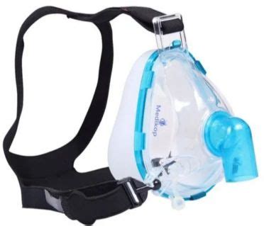 Transparent Plastic Cpap Bipap Mask For Hospital Size Medium At