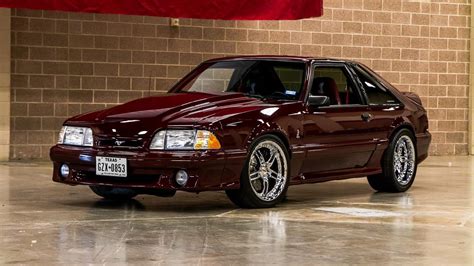 Old School Gt Fox Body Mustang Ford Mustang Car Mustang Cars