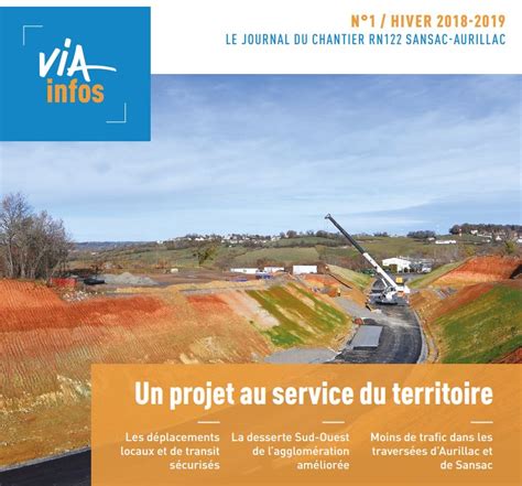 Une lettre de chantier et un N Vert pour la déviation de la RN122