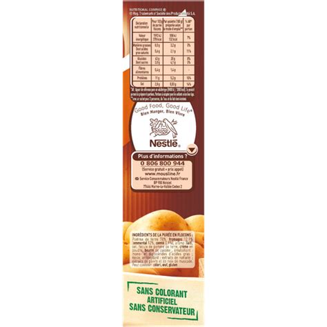 Mousline Pur E Saveur L Ancienne Emmental Sachets Pour Pers