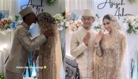 6 Momen Lucu Pratama Arhan Dan Azizah Salsha Bikin Baper Grogi Pasang