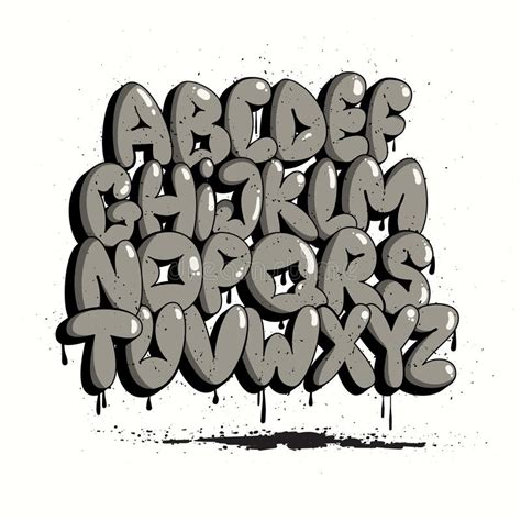 Detail Alphabet Graffiti Bubble Letters Koleksi Nomer 5