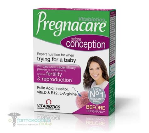 Vitabiotics Pregnacare Conception, 30tablets - Online Pharmacy Ofarmakopoiosmou.gr