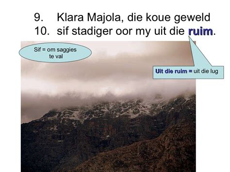 Klara Majola Afrikaans Gedig