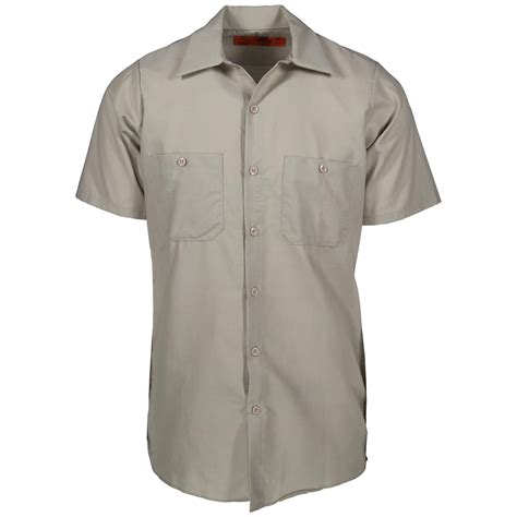 Industrial Work Shirt Tan | Red Kap | Shirts - Gunthers Supply And Goods