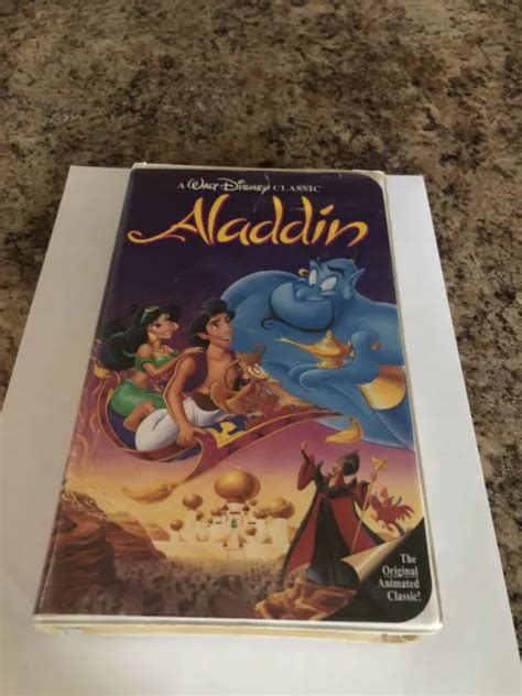 Bande Vid O Vhs Diamant Noir Walt Disney The Classics Film Aladdin Eur