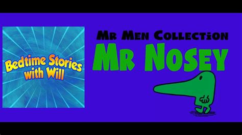 Mr Men Mr Nosey By Roger Hargreaves Youtube