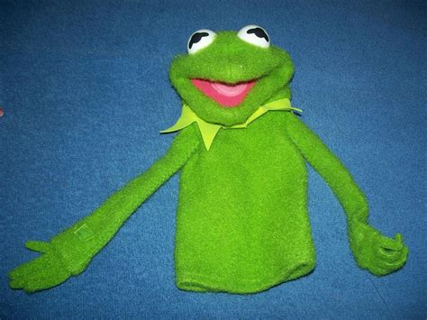 Vintage Kermit The Frog Hand Puppet By Fisher Price