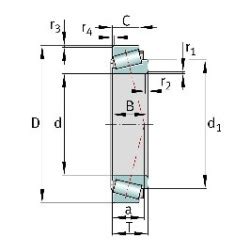 Tapered Roller Bearing 30213 FAG 65x120x24 75