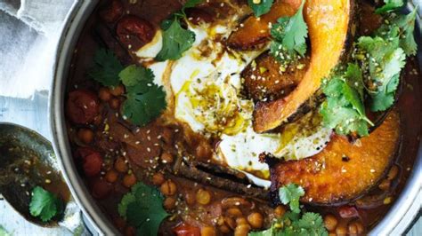 Chickpea And Roast Pumpkin Casserole