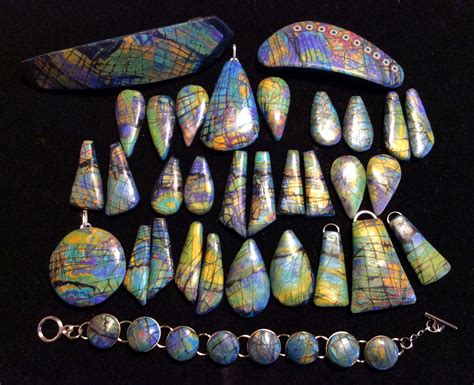 More Of Karen S Polymer Clay Labradorite Clay Classes Jewlery Making