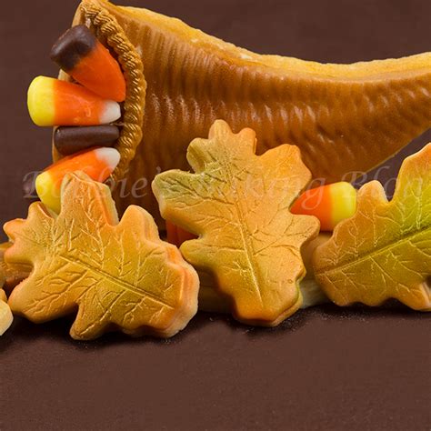 Airbrushed Sugar Cookie Oak Leaves Bobbies Baking Blog