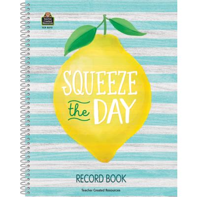 Lemon Zest Record Book Tcr Teacher Created Resources