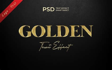 Maqueta De Efecto De Texto Dorado 3d Realista Archivo Psd Premium