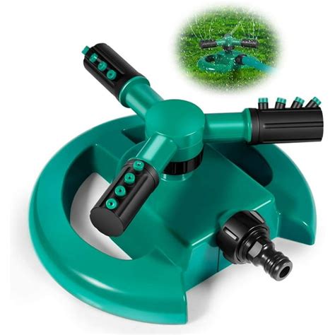 Garden Sprinkler Automatic Rotating Lawn Sprinkler 360 Degree Large