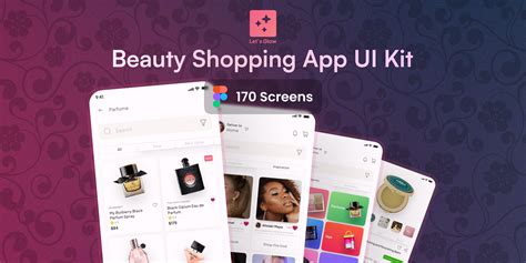 Let S Glow Beauty Shopping App Ui Kit Figma Community