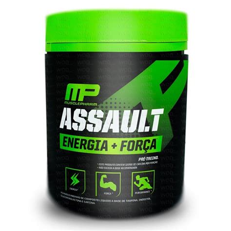 Pré Treino Assault 300g 30 Doses Importado Muscle Pharm no Shoptime