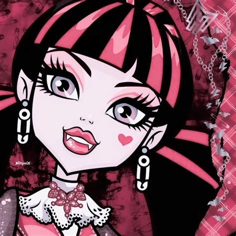 Draculaura Monster High Icon Simple MH Cartoon Movie Series