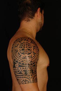 Polynesian Half Sleeve On Anthony Tattoo By Shane Gallagher Coley