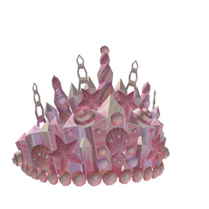 Crystal Mermaid Tiara In Pink Coral Roblox Item Rolimon S