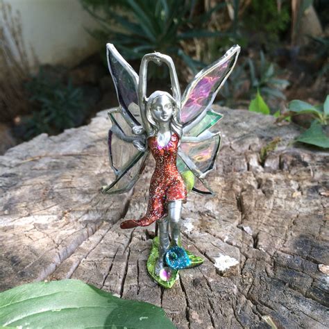 Fairy Stained Glass Fairy Garden Glass Fairy Garden Fairy