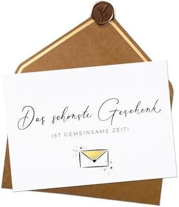 Joli Coon Das schönste Geschenk ist gemeinsame Zeit Gutschein für