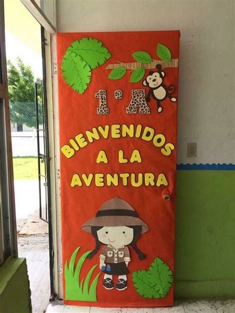 Decoración Puertas Escolares Para El Aula Preschool Door Preschool Classroom Decor Classroom