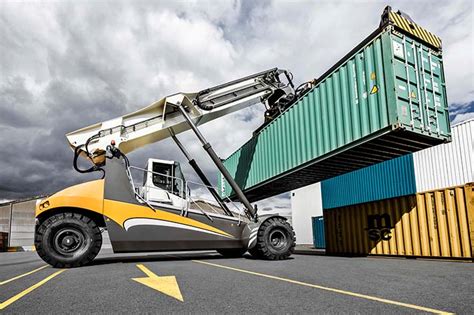 First Liebherr Lrs 545 Reachstacker For India Liebherr