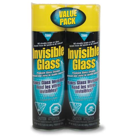 Stoner Invisible Glass Premium Car Glass Cleaner Aerosol Value Pack 2 Pk 2 X 539 G Canadian Tire