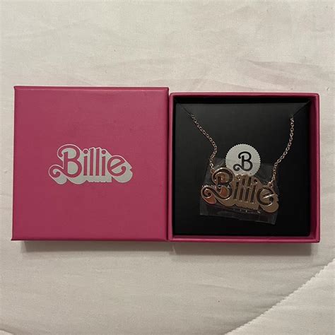 Billie Eilish Barbie Necklace In Rose Gold Never Depop