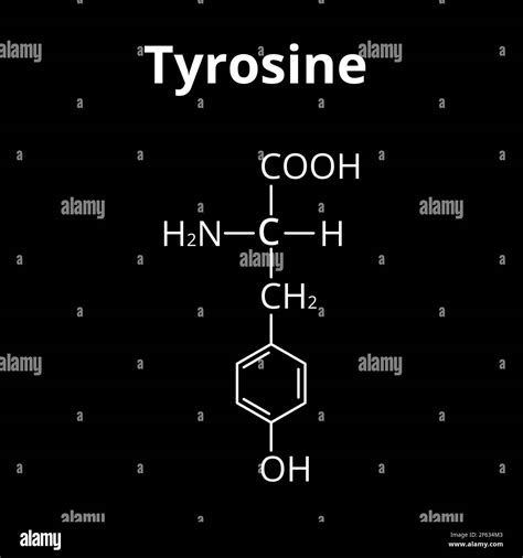 Formule Mol Culaire Chimique Tyrosine Banque De Photographies Et D