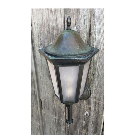 607220 Antique Colonial Revival Exterior Wall Sconce Colonial