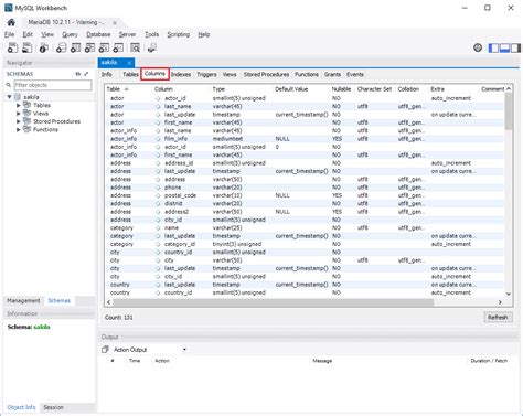 How To View All Columns In A Database In Mysql Workbench Mysql