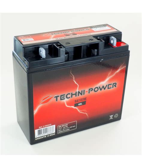 Batterie Motoculteur Plomb Gel 12V 20Ah 160A Sans Entretien NH1220