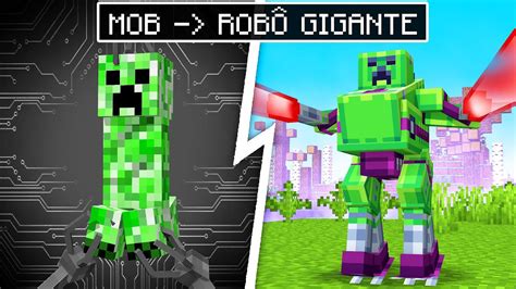 Minecraft Mas Os Mobs Viraram Rob S Youtube