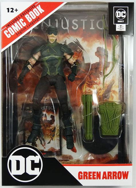 Dc Direct Page Punchers Mcfarlane Toys Green Arrow Injustice Comic