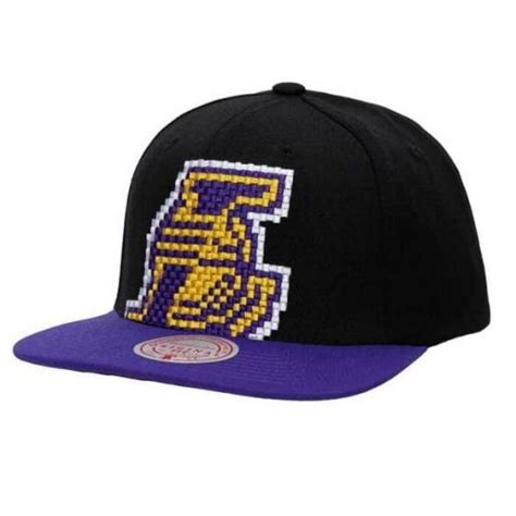 Comprar Mitchell And Ness Gorra Nba Los Angeles Lakers 8 Bit Xl Snapback Hwc Black Por 24 00