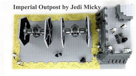 Imperial Outpost Base Lego Star Wars Moc Youtube