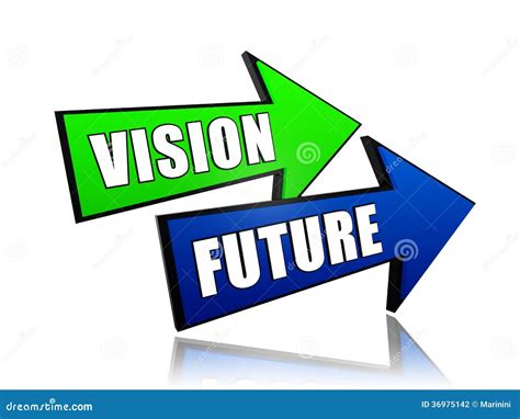 Vision Future In Arrows Royalty Free Stock Image