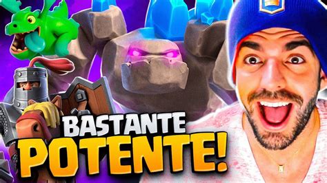 Usei O Melhor Deck De Golem Da Atualidade No Clash Royale Youtube