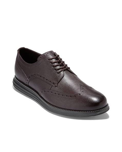 Cole Haan Original Grand Wingtip Oxford In Black For Men Lyst