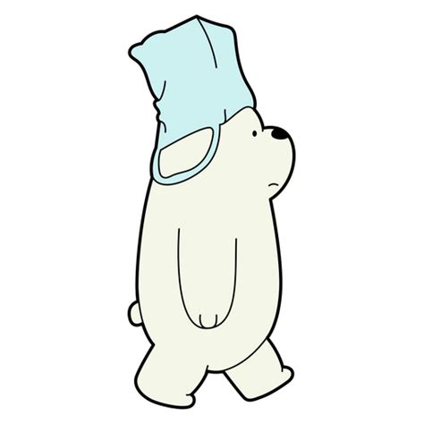 We Bare Bears Ice Bear Doing Sport Sticker Sticker Mania