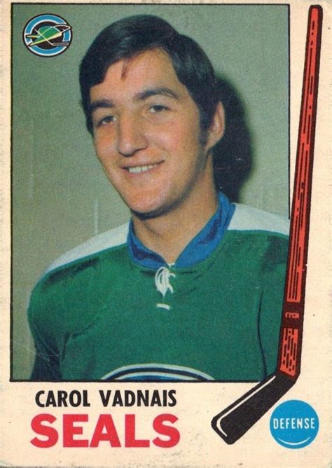 Carol Vadnais 1969 70 O Pee Chee 82 Hockey Card Collection