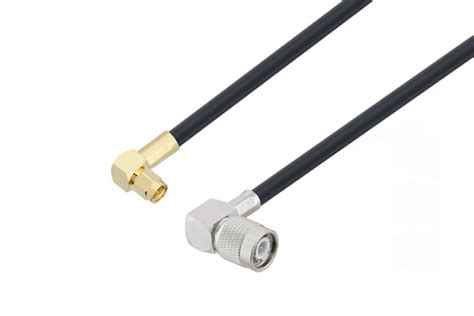 Sma Male Right Angle To Tnc Male Right Angle Low Loss Cable Using Lmr 240 Uf Coax