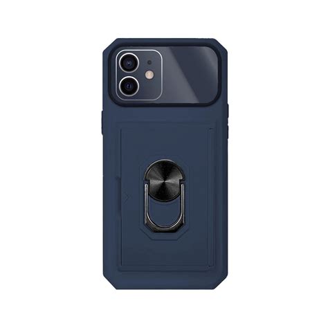 Capa iPhone 12 Armor Cartões Anel Azul Copertini