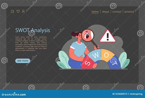 Swot Analysis Concept A Strategic Stock Illustration Illustration Of Strategic Decision