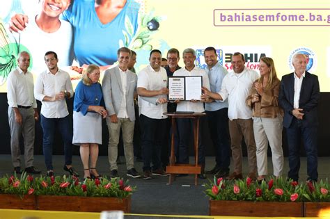 Governador Sanciona Lei Que Institui O Bahia Sem Fome E Anuncia