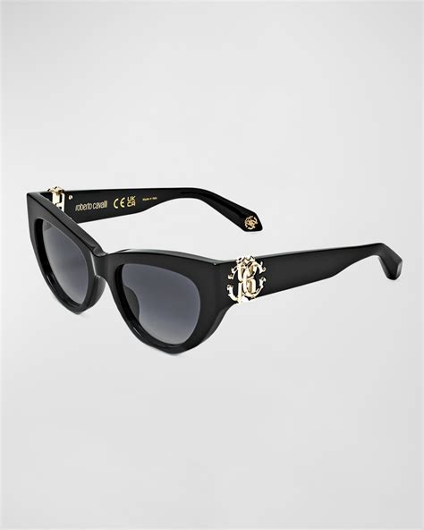 Roberto Cavalli Iconic Rc Acetate Cat Eye Sunglasses Neiman Marcus