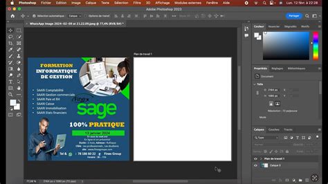 Création d une affiche sur photoshop YouTube