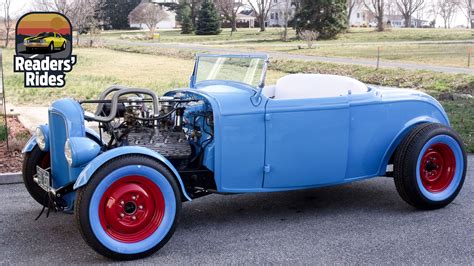 Flathead V 8 Powered 1932 Ford Roadster Built With All The Old School